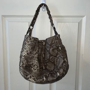 Furla Snakeskin Leather Bag